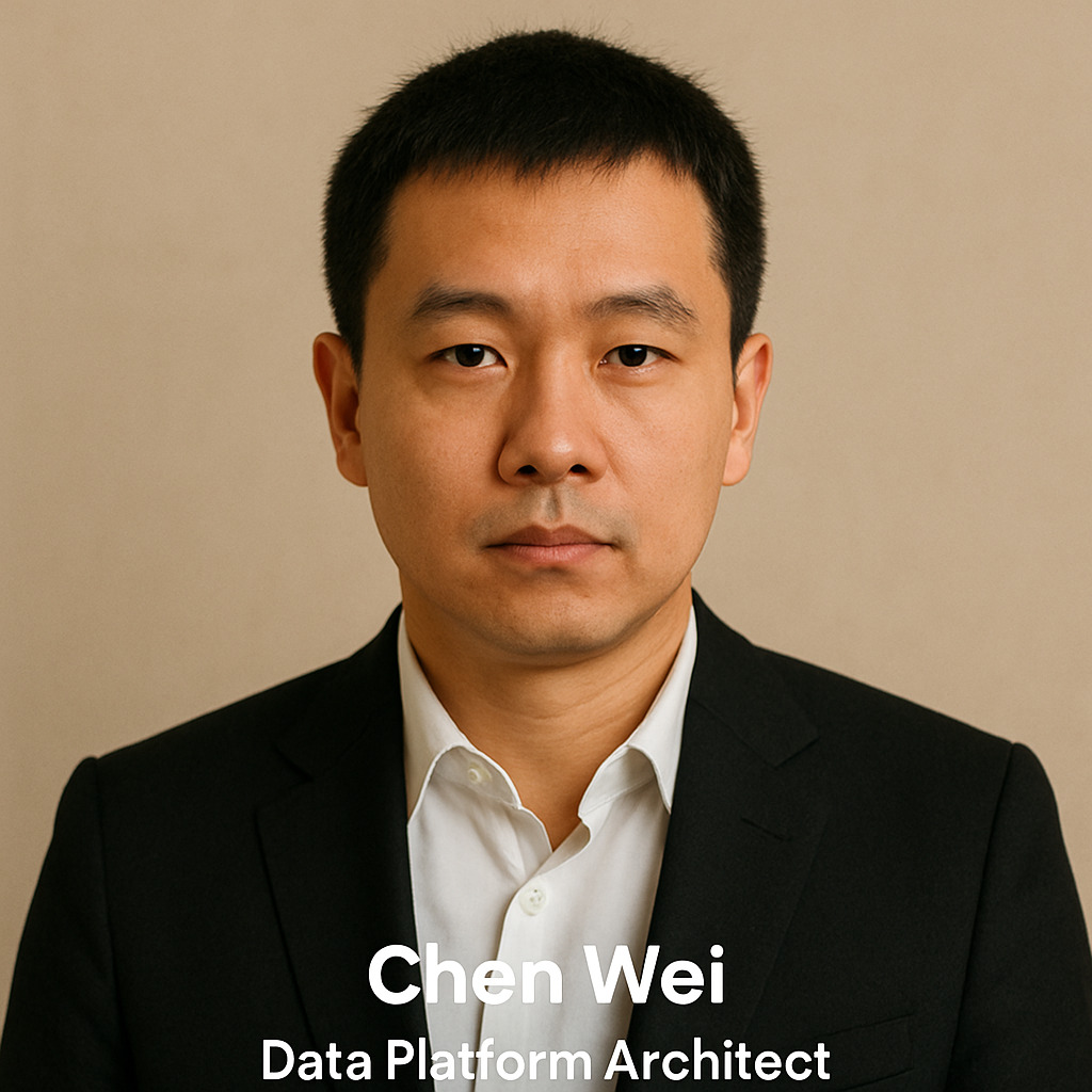 Headshot of Chen Wei, Data Platform Architect at SpaSignals